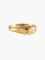 Bague 61 CHEVALIERE OR JAUNE AVEC DIAMANT 58 Facettes