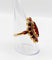 Bague 59.5 Bague marquise antique or jaune, grenats sur paillons 58 Facettes A05966