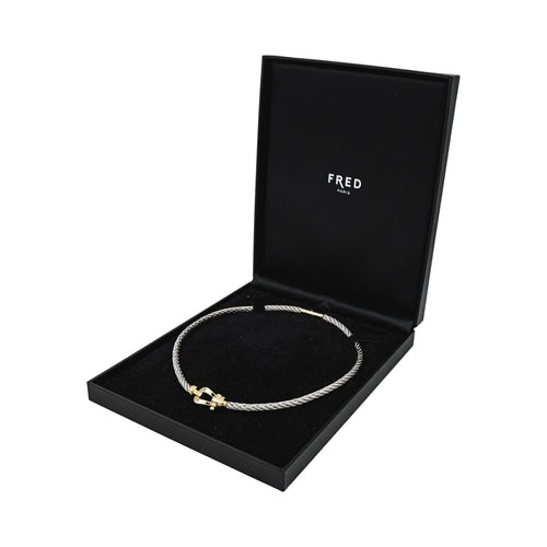 Collier Fred Collier Force 10 Acier, Or jaune 58 Facettes 4804959CN