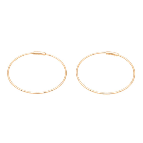 Boucles d'oreilles Ginette NY Boucles d'oreilles Créoles  Or rose 58 Facettes 2678584CN