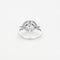 Bague 58 Bague style art déco or blanc diamants 58 Facettes