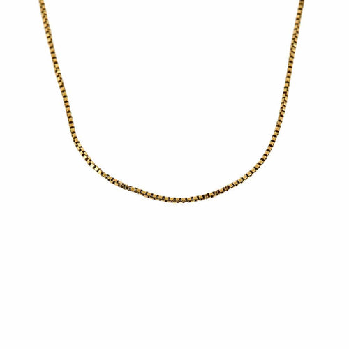 Collier Chaine or jaune maille carrée 58 Facettes MON0854