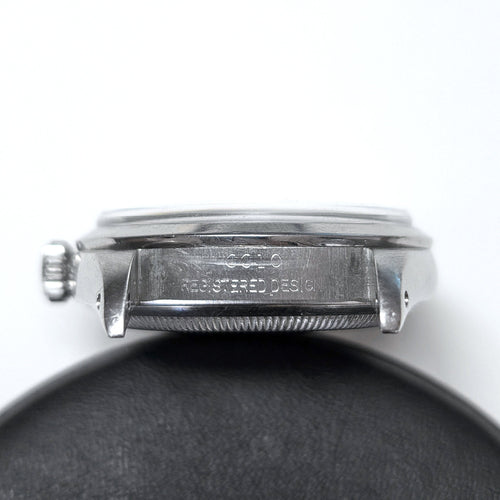 Bague Rolex Explorer 6610 Gilt Chapter Ring 1958 Stainless Steel Oyster Case Cross Crown 58 Facettes