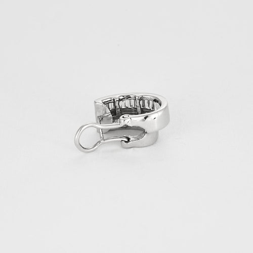 Boucles d'oreilles Boucles d'oreilles en or blanc et diamants 58 Facettes VIL0771