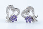 Bague Bague coeurs et fleurs en or blanc 18 carats 58 Facettes 111.20995-53