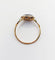 Bague 59 Bague art déco or jaune, saphir synthétique et diamants 58 Facettes B01002