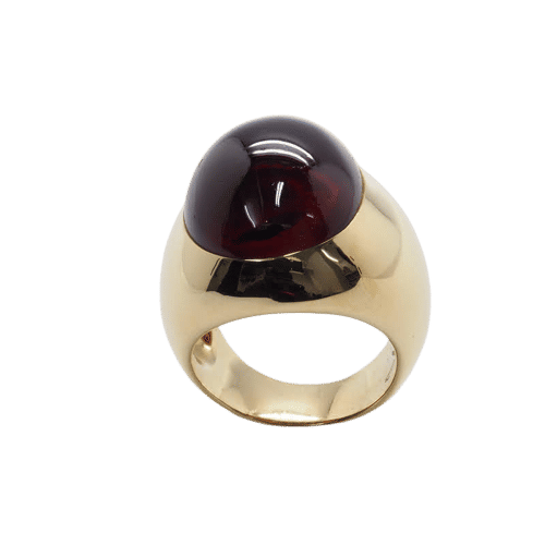 Bague 51 POMELLATO - Bague or jaune grenat 58 Facettes 4405