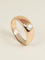 Bague 57 Bague jonc or rose diamant taille ancienne 0,55 carat 58 Facettes 1199.2