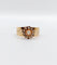 Bague 54.5 Bague marguerite antique en or rose 18k ornée de perles 58 Facettes A06486