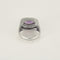 Bague 56 Bague en or blanc, diamants et améthystes 58 Facettes B250466