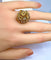Bague 53 Bague - Bague multifleurs en or jaune et saphirs, rubis, diamants 58 Facettes AB671