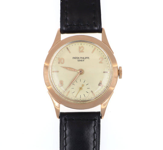 Montre Patek Philippe - Montre Calatrava 565R vintage en or rose 18k 58 Facettes