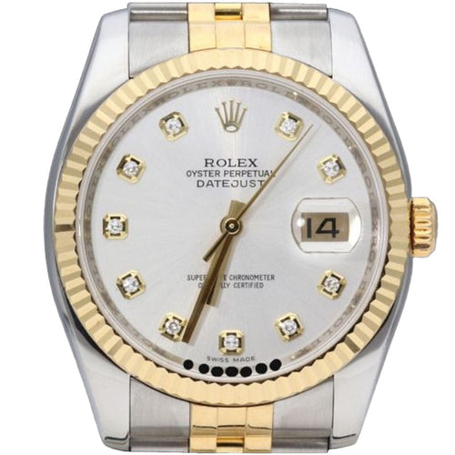 Montre Rolex Montre Date Just 36 58 Facettes MT42553