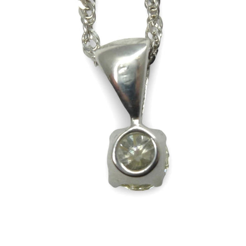 Collier Collier en or blanc et diamant 0,48 ct 58 Facettes 00054101