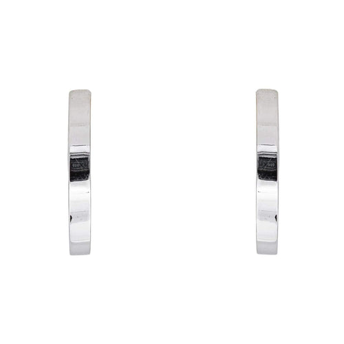 Boucles d'oreilles Boucles d'oreilles Créoles  Or blanc 58 Facettes 4890758CN