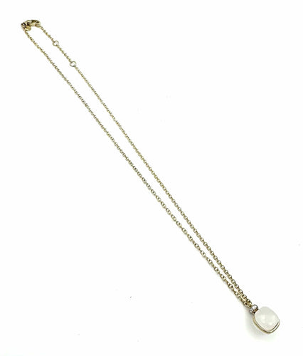 Collier POMELLATO. Collection "Nudo Petit", collier en or, quartz et diamants 58 Facettes