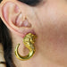 Earrings Gold Lion Head Earrings 58 Facettes 20400000222