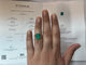 Émeraude colombienne de 3,29 carats avec certificat 58 Facettes COL-1