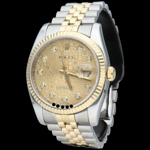Montre Rolex Montre Date Just 36 58 Facettes MT44937