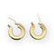 Boucles d'oreilles Créoles or jaune 18 mm 58 Facettes 149060551