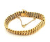 Bracelet Bracelet maille américaine largeur 10 mm or jaune 18 carats 58 Facettes