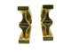 Boutons de manchette boutons de manchettes guilloches pointes de diamant or jaune 18k 12gr links 58 Facettes 271267