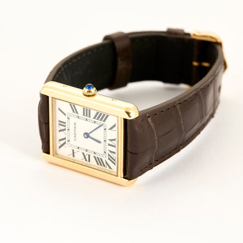 Montre Cartier - Montre Tank acier et or jaune 58 Facettes