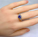 Ring 56 Sapphire and diamond ring circa 1900 58 Facettes AB306