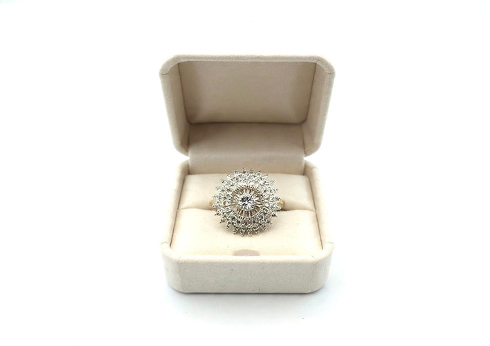 Anello - Anello en or blanc 18k et diamants