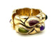 Bague 52 CHOPARD. Collection "Casmir", bague or jaune 18K et pierres de couleur 58 Facettes
