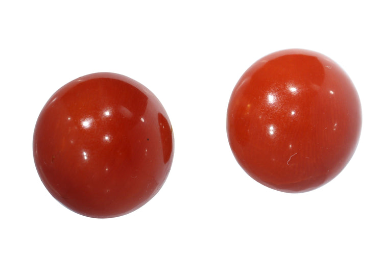 Boucles d'oreilles Boucles d'oreilles anciennes en or et corail rouge (vers 1900) 58 Facettes 18128-0051