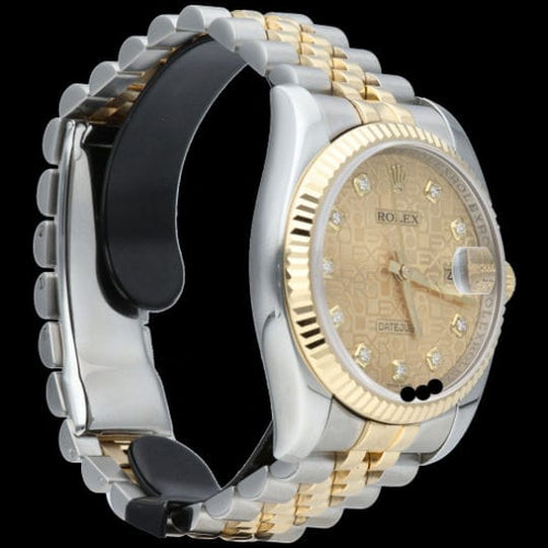 Montre Rolex Montre Date Just 36 58 Facettes MT44937