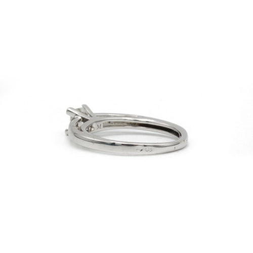 Bague 52 Solitaire - Or blanc et diamant 58 Facettes 1131