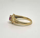 Bague Bague or jaune rubis et diamants 58 Facettes