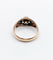 Bague 56.5 Bague jonc bombé antique en or 14k et diamant taille rose 58 Facettes A06623