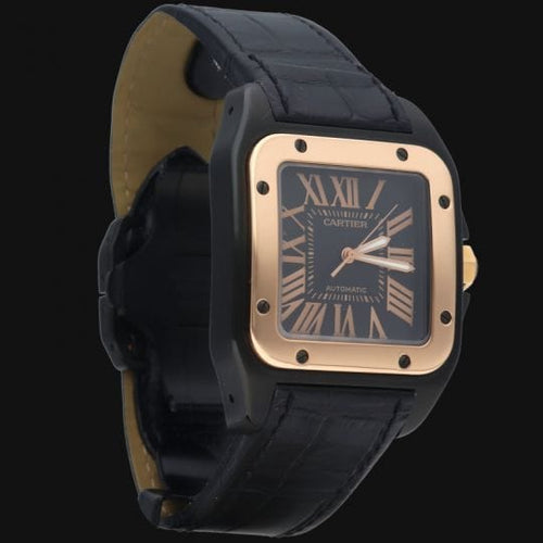 Montre Cartier Montre Santos 100 Xl Pvd 58 Facettes MT42143