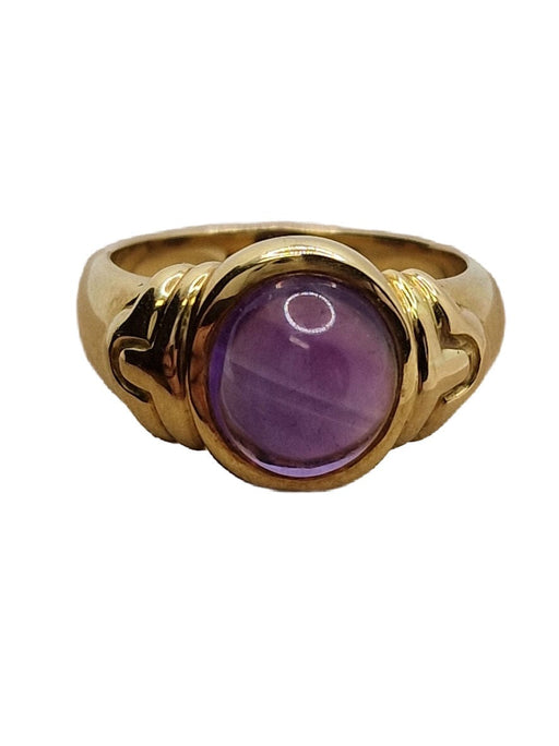 Bague 54.5 BULGARI - Bague Parentesi Améthyste Or Jaune 58 Facettes