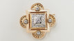 Pendentif Broche pendentif Or Diamants 58 Facettes 32433