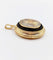 Pendentif Pendentif porte photo or rose, miniature demoiselle et onyx (circa 1900) 58 Facettes A05940