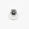 Bague 52 Bague or blanc, diamants et onyx 58 Facettes B250460
