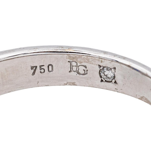 Bague 52 Bague Or blanc Saphir, Diamant 58 Facettes 4795162CN