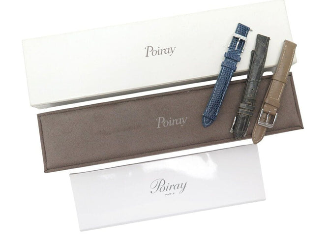 Montre montre POIRAY ma premiere mini 21 mm acier + 3 bracelets boite lady 58 Facettes 267867