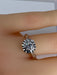 Bague Bague en or blanc Diamant taille brillant 58 Facettes AB462