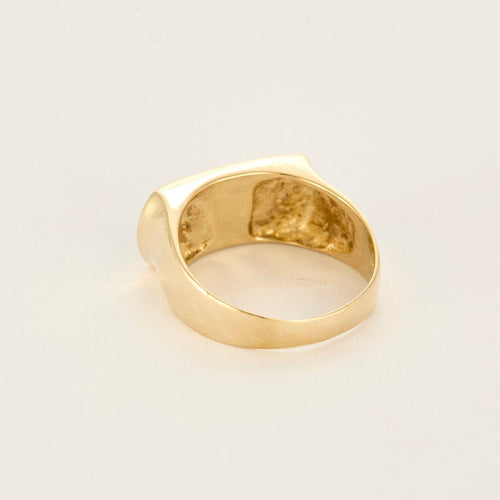 Bague 58 Bague en or jaune et or gris 14k 58 Facettes MTB1142