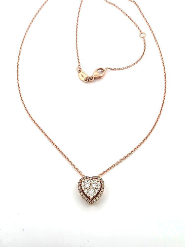 Collier Collier pendentif en or jaune avec diamants 58 Facettes