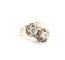 Bague 53 Bague en or jaune avec diamants 58 Facettes