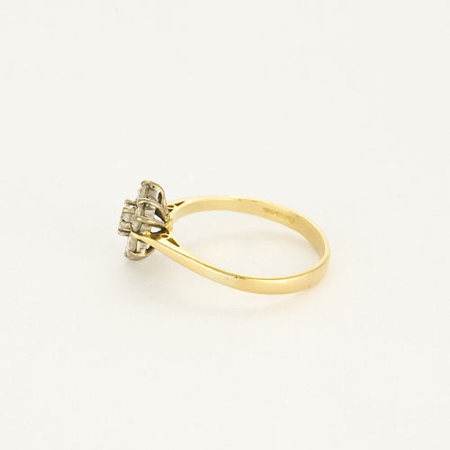 Bague 58 Bague en Or deux tons et diamants 58 Facettes LJ BAV1