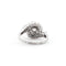 Bague Bague en or blanc avec un diamant central de 0,40 ct et des diamants d'accompagnement 58 Facettes 17321