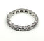 Bague 50 Alliance en or blanc sertie de 16 diamants 58 Facettes AB583