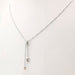 Collier Collier en or blanc 58 Facettes